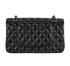 Medium Classic Double Flap, &pound;6,500, Handbags, Black, Caviar Leather, Back view